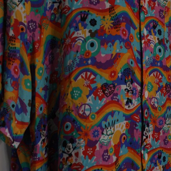 Disney Pride Collection Mickey and Minnie Mouse Button Up Shirt - Picture 4 of 6
